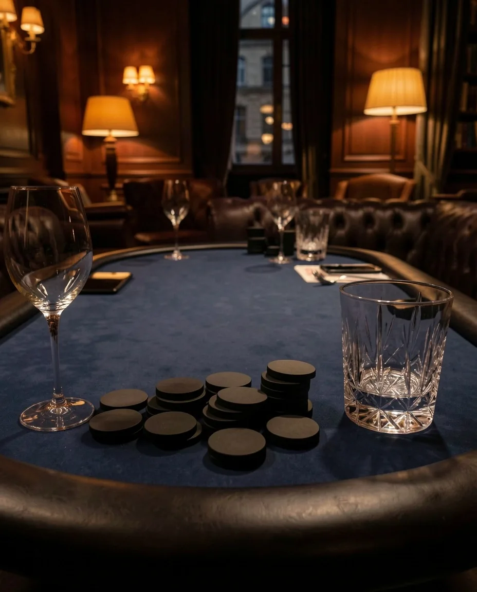 Stół pokerowy w klubie Grand Polonia